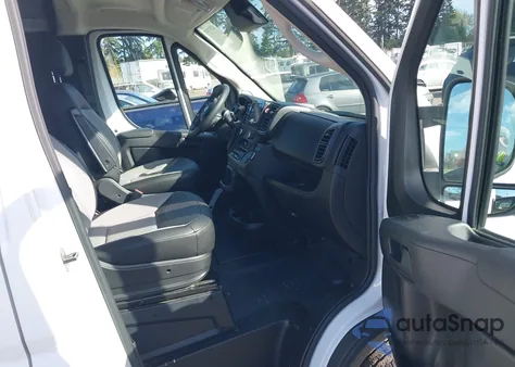 2025 Ram Promaster 2500 Tradesman High Roof 159 Wb W/Pass Seat z USA, uszkodzony, nr VIN 3C6LRVDG5SE519408